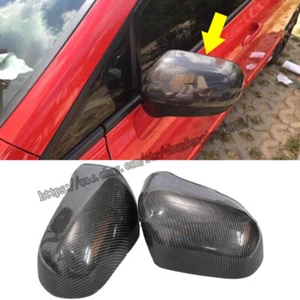 Fit For Honda CIVIC 2007-2011 Real carbon fiber Side Rearview Mirror Cover Trim - Picture 1 of 6