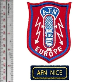 Parche USAREUR American Forces Network AFN Francia Bonito Studio Tab - Imagen 1 de 1