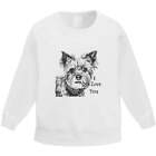 'I Love You with Yorkshire Terrier' Kid's Sweatshirt (KW045744)