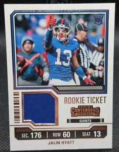 2023 Contenders Rookie Ticket - Jalin Hyatt RC #TS15 New York Giants - Picture 1 of 2