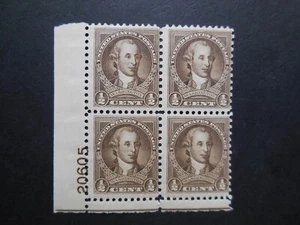 #704 1/2c WA-BICENTENNIAL Plate Block #20605 LL MNH OG F/VF CV $10 "New Mount" - Picture 1 of 3