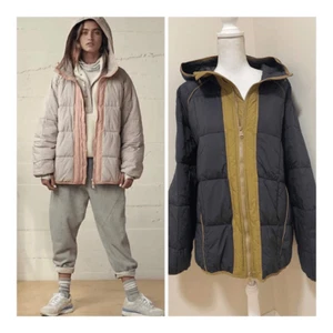 New Stylish Free People Parker Packable Puffer  Warm Jacket Size S ,, - Picture 1 of 6