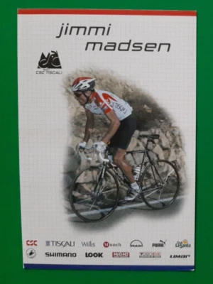 CYCLISME carte  cycliste JIMMI MADSEN  équipe CSC TISCALI 2002 - Photo 1/2