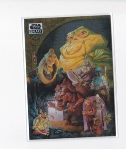 TOPPS CHROME STAR WARS GALAXY "IN THE COURT OF THE EVIL HUTT" KARTE - VERSANDKOSTENFREI - Bild 1 von 22