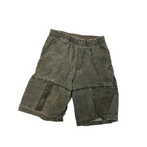 Cherokee Boys Size Small 6 7 Army Green Shorts Pull On Cargo - Picture 1 of 3
