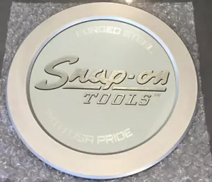 NUOVO! Snap-On-Tools 2017 Kick Off Vetro ACCIAIO 22” PARETE Specchio SHOP DISPLAY INSEGNA - Foto 1 di 9