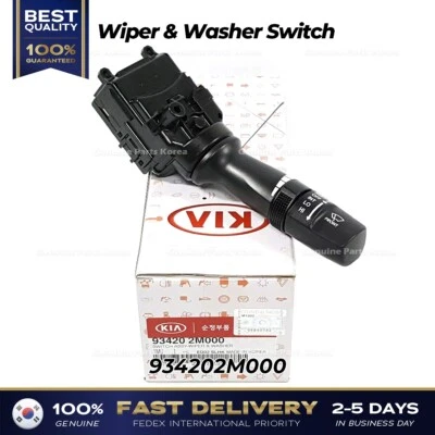⭐Genuine⭐ Wiper & Washer Switch 934202M000 for Hyundai Accent Kia Forte - Image 1 of 4