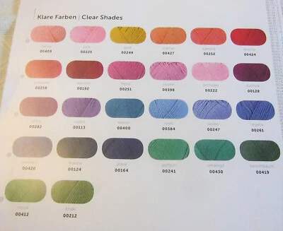 Schachenmayr "Catania"; Baumwollgarn- hautfreundlich-diverse Farben (62,00€/kg) - Bild 1 von 4