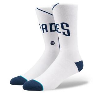 Stance MLB San Diego PADRES Home Baseball Jersey Look White Socks Mn's Sizes NWT