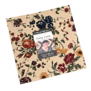 Moda Quilting Patchwork Daisy Lane Layer Cake 10 Inch Fabrics - Picture 1 of 5