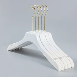 100 abrigos camisa de vestir resistente blanco mate terciopelo ropa colgantes - Imagen 1 de 8
