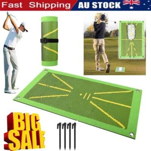 Golf Practice Net Mat Hitting Net Driving Netting Chipping Cage Training Aid AUS - Picture 1 of 13