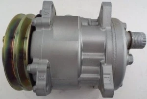 COMPRESOR DE AIRE ACONDICIONADO SANDEN SD5H09 ORIGINAL PARA CARGADOR TAKEUCHI TL150 0881464100 - Imagen 1 de 1