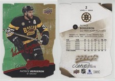 2017-18 Upper Deck MVP Colors and Contours Level 1 Gold Patrice Bergeron #2