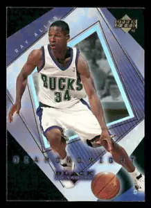 1999-00 Upper Deck Black Diamond #DM10 Ray Allen Diamond Might - Foto 1 di 2