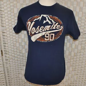 Nueva Sin Etiquetas Parque Nacional Yosemite 90 Camiseta Azul Marino Establecida 1890 Media Cúpula M - Imagen 1 de 5