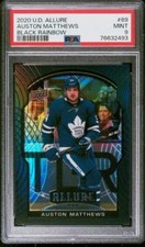 2020-21 Upper Deck Allure Black Rainbow Auston Matthews #69 PSA 9 Refractor