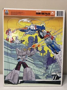 Vintage 1985 Golden Frame Tray Puzzle Go Bots 4537A-1 Tonka Corp Robots - Picture 1 of 3