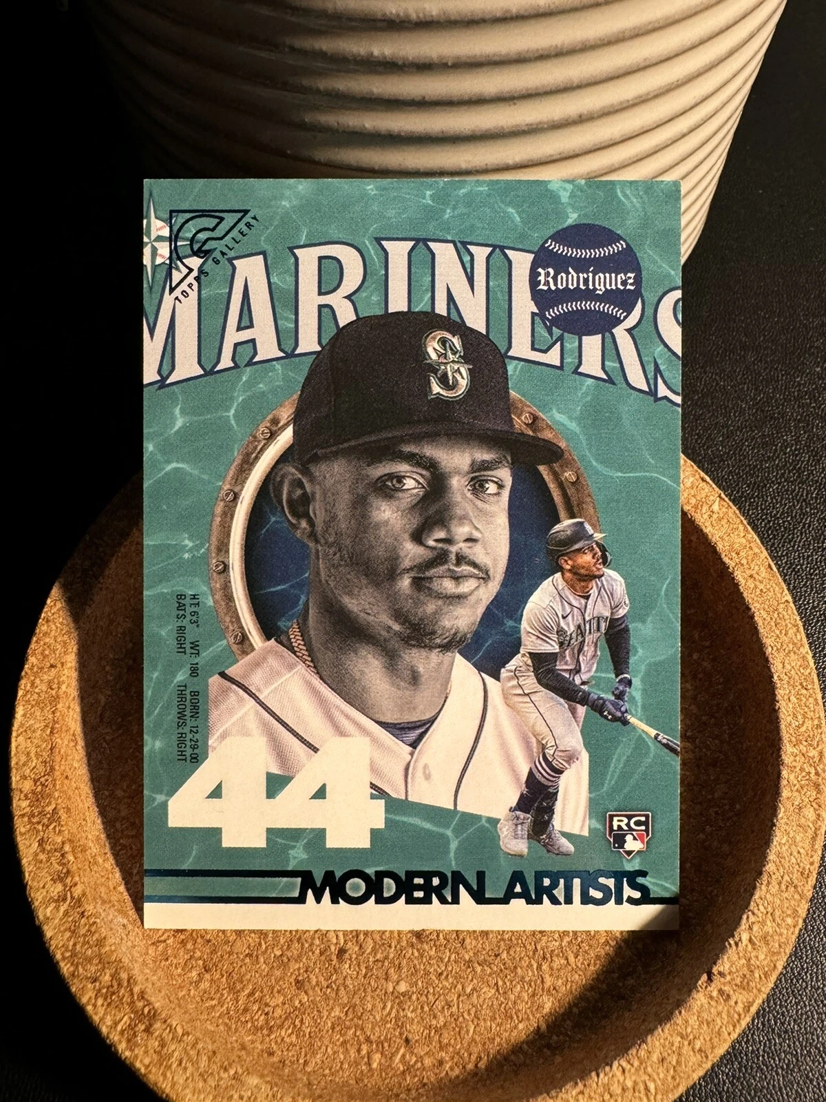 2022 Topps Gallery Julio Rodriguez #MA-24 Modern Artists Blue /99 RC Rookie