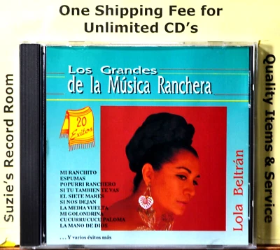 CD Lola Beltran Los Grandes de la Musica Ranchera EX- NICE COPY Spanish - Image 1 of 3