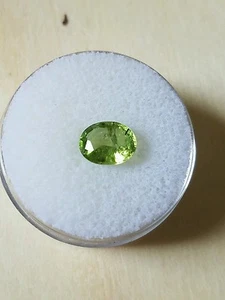 Peridot Pakistani 100% Natural 1.47 Carat Unheated & Untreated  Loose Gemstone  - Picture 1 of 6