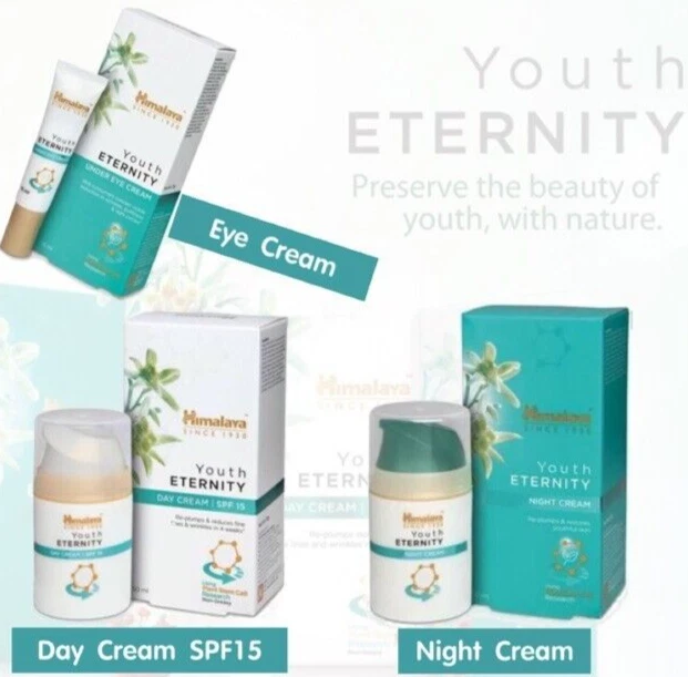 Crema de día Himalaya Youth Eternity 50 ml + Crema de noche 50 ml + Crema debajo de los ojos 15 ml Foto 1 de 4