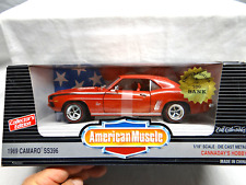 Ertl American Muscle 1969 Chevrolet Camaro Ss396 1 of 500 Bank Cannaday Red