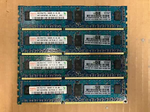 ~ (4x 2GB) Hynix 2Rx8 PC3-10600R HMT125R7BFR8C -H9 DDR3 ECC 500202 SERVER MEMORY - Picture 1 of 3