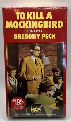 To Kill A Mockingbird VHS Gregory Peck 1987 Factory Sealed - Image 1 of 4