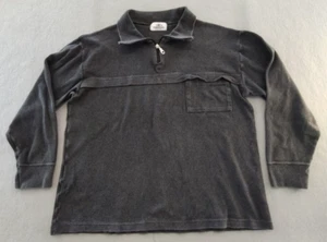 Camiseta deportiva Terranova Italia manga larga cuarto con cremallera bolsillo top cálido negra M - Imagen 1 de 4