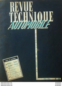 Revue Technique Automobile Renault 8 Gordini Ondine Citroën 2cv 181#1961 - Foto 1 di 6