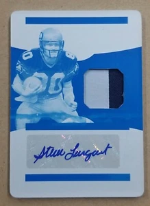 2022 NATIONAL TREASURES LASTING LEGACIES PATCH PLATE AUTO 1/1 STEVE LARGENT JF - Picture 1 of 2