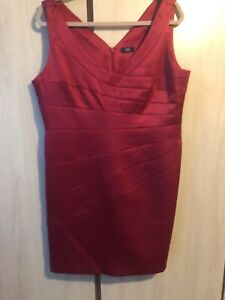 F +F Size 18 Red Party Dress