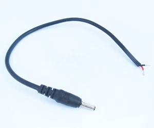 1pc 25cm 3.5mmx1.35mm DC Power Plug Male Connector Cable Pigtail Plug Wire - Picture 1 of 10
