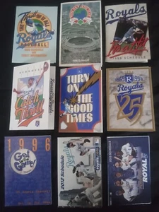 Kansas City Royals schedule lot HOF George Brett - Picture 1 of 2