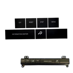 Information Dash Button Repair Decal For CHRYSLER JEEP CHEROKEE COMMANDER 05-09 - Picture 1 of 6