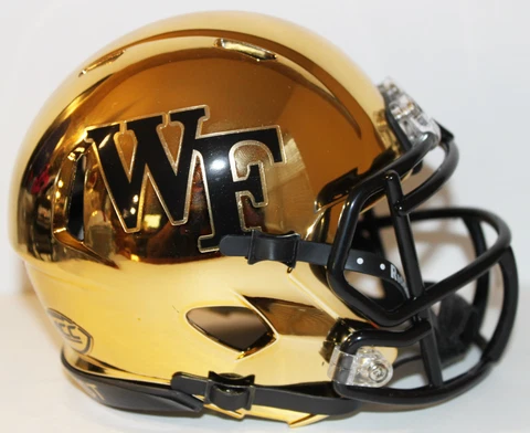 2021 Wake Forest Demon Deacons Custom Riddell Mini Helmet vs Syracuse Cover
