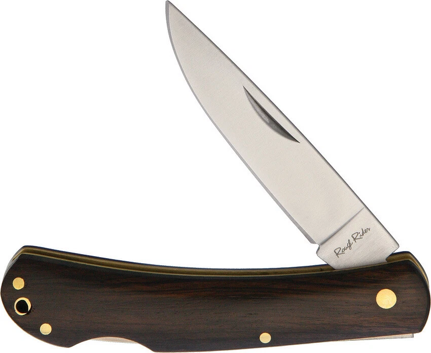 Rough Rider RR1708 Blackwood Satin Clip Folding Knife Pocket Folder