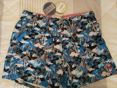 TED BAKER NEW MEN'S MULTICOLOR BOARD SHORTS SIZE 5 - XL - Image 1 of 4