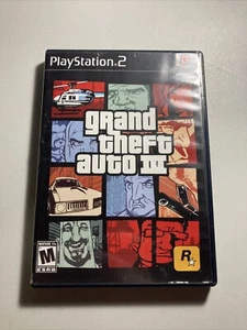 Grand Theft Auto III Black Label (PlayStation, 2003) senza manuale! - Foto 1 di 5