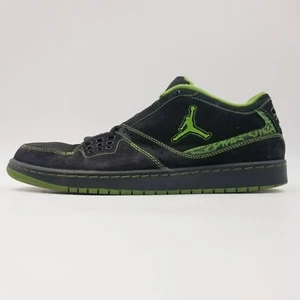 Rare Nike Air Jordan 1 Flight Low Mens 13 2008 Y2K Slime Green Black350610-031 - Bild 1 von 23