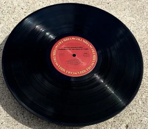 BRUCE SPRINGSTEEN Vinyl RECORD ONLY NO COVER Darkness On The Edge Of Town - Imagen 1 de 2