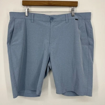 Travis Mathew Chino Shorts Men's Size 40 Blue Zip Fly Flat Front Golf - Image 1 of 4