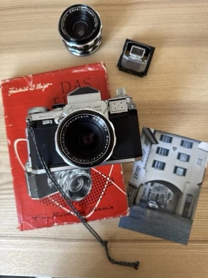 Edixa Mat Reflex Kamera C-L Spiegelreflexkamera Vintage Lichtschachtsucher - Bild 1 von 4