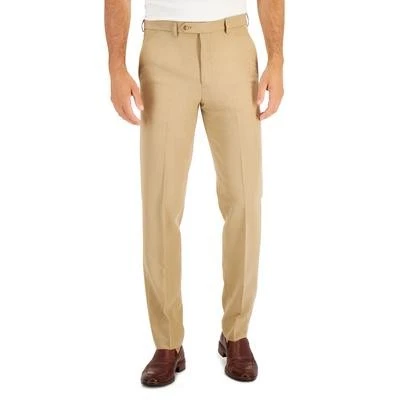 Nautica Mens Classic fit Dress Pants 36 / 32 Beige Solid Stretch - Image 1 of 4