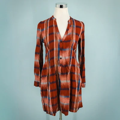 11.1 Tylho Anthropologie Size XS Sao Paulo Southwest Print Long Sleeve Dress - Image 1 of 4