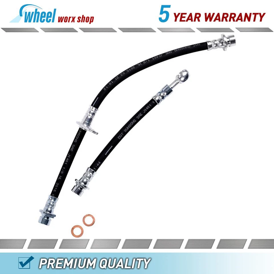 Un juego de manguera hidráulica de freno interior y exterior trasero para Honda Odyssey Isuzu Oasis Foto 1 de 4