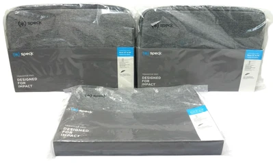 Lote de 3 fundas Speck Universal Transfer Pro para portátil de 16" - Gris estelar Foto 1 de 3