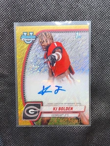 2024 Bowman University Chrome - Chrome Prospect Autographs KJ Bolden #PA-KBO... - Picture 1 of 2