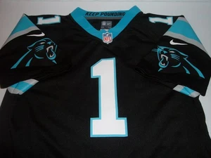 Nike NFL On-Field Carolina Panthers #1 Cam Newton Football Jersey Mens Size XL - Picture 1 of 6